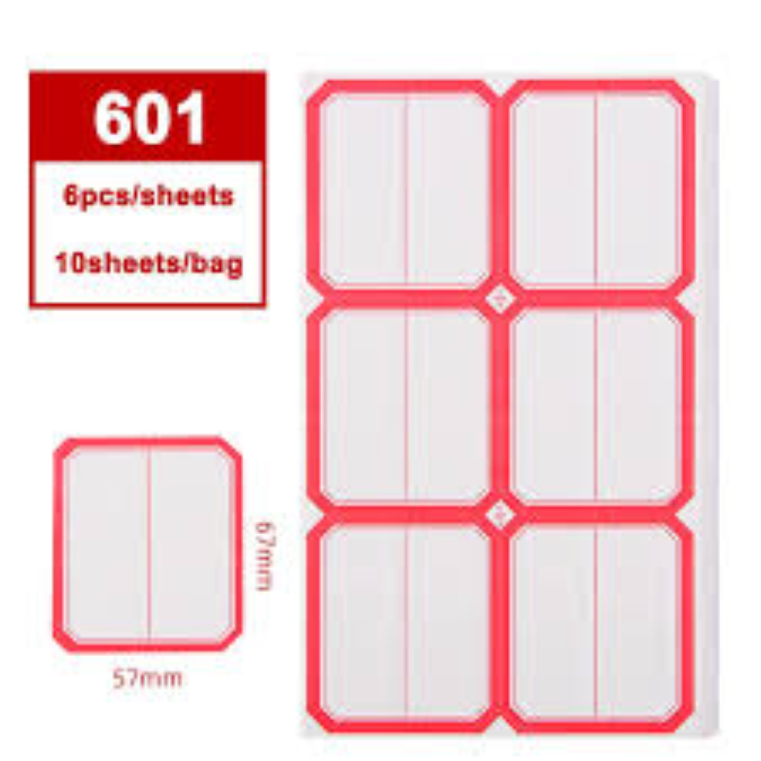 PEPEO SELF ADHESIVE LABELS ASSORTED